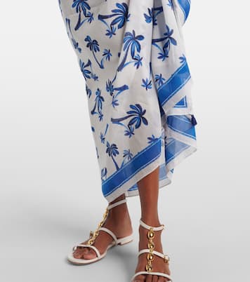 Pareo Palm Beach in cotone e seta | Heidi Klein