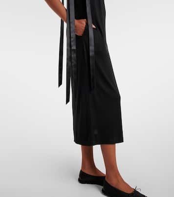 Bow-detail jersey midi dress | Simone Rocha