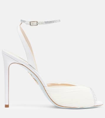 صندل مزين بالكريستال Be Mine 105 | Aquazzura