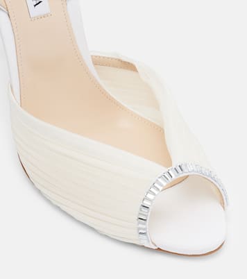 صندل مزين بالكريستال Be Mine 105 | Aquazzura
