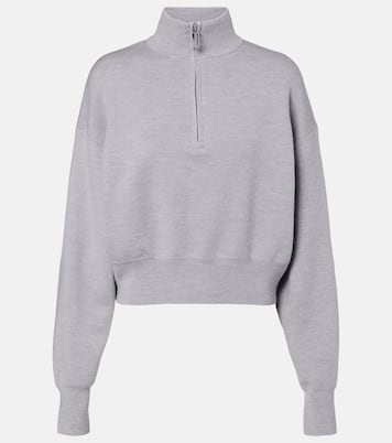 Wool-blend half-zip sweater | Victoria Beckham