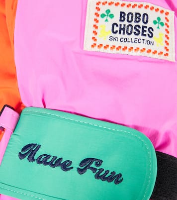 Guantes colorblock con logo | Bobo Choses