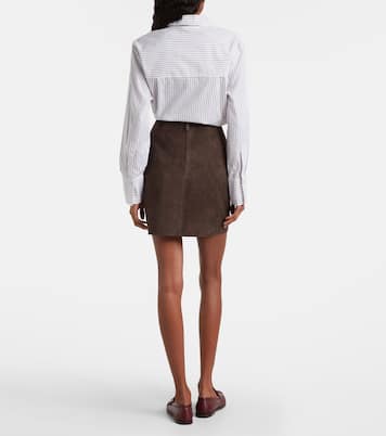 Suede miniskirt | Rotate