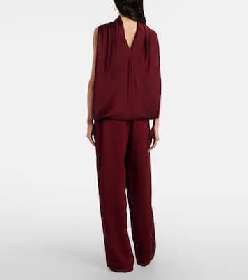 Kyra satin wide-leg pants | Simkhai