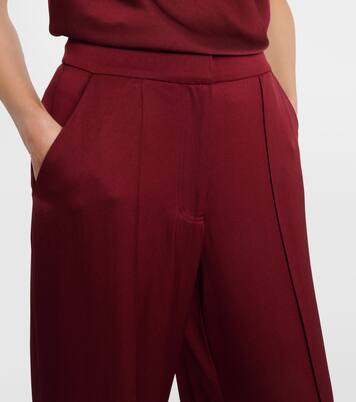 Kyra satin wide-leg pants | Simkhai