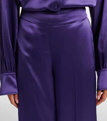 Dijon satin wide-leg pants | Joseph