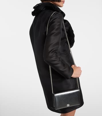 Portemonnaie mit Kettenriemen GG Marmont | Gucci