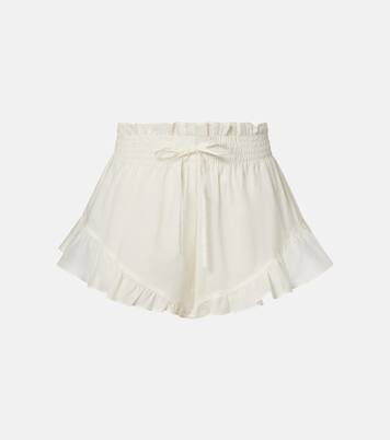 Ruffled cotton shorts | Montce