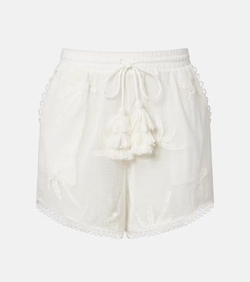 Embroidered cotton shorts | Farm Rio