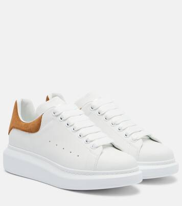 Oversized leather sneakers | McQueen