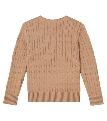 绞花针织棉质毛衣 | Polo Ralph Lauren Kids