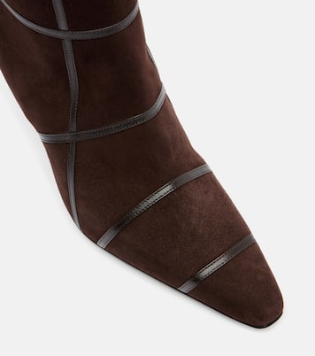 Trulona 90 suede ankle boots | Manolo Blahnik