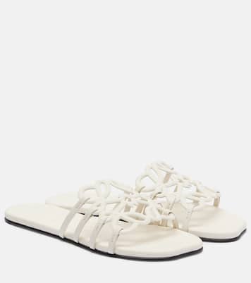 Pantoletten Petal Anagram aus Leder | Loewe