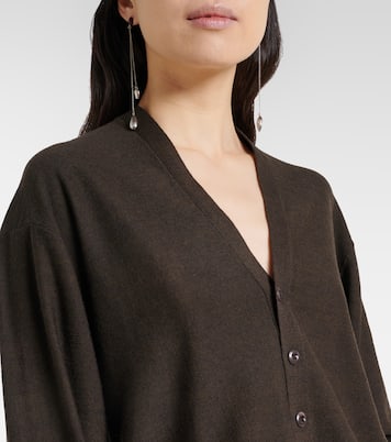 Twisted wool-blend cardigan | Lemaire