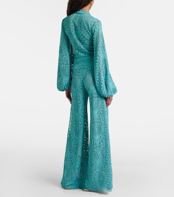 Weite Hose Paloma aus Spitze | Alexandra Miro