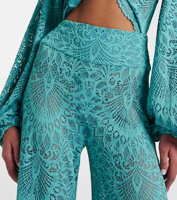 Weite Hose Paloma aus Spitze | Alexandra Miro