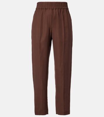 Gerade Mid-Rise-Hose | Brunello Cucinelli