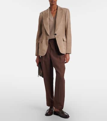 Gerade Mid-Rise-Hose | Brunello Cucinelli