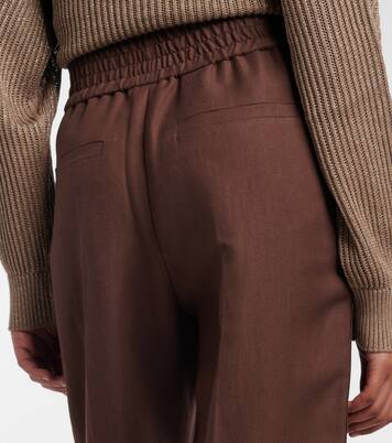 Gerade Mid-Rise-Hose | Brunello Cucinelli