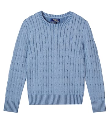 Cable-knit cotton sweater | Polo Ralph Lauren Kids