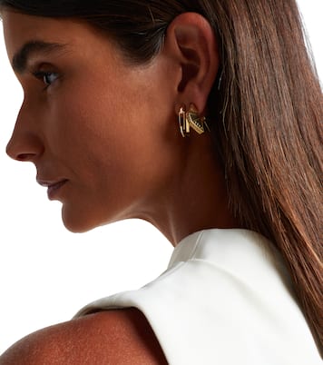 Carey 18kt gold single earring with diamonds | Eéra