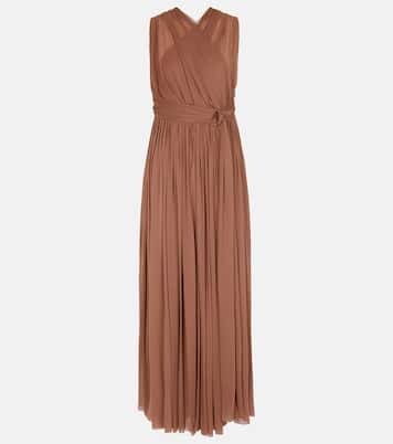 Vestido midi plisado | Alaïa