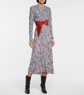 Linario printed crêpe midi dress | Isabel Marant