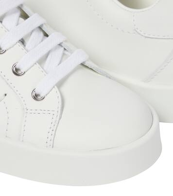 Portofino Light leather sneakers | Dolce&Gabbana Kids