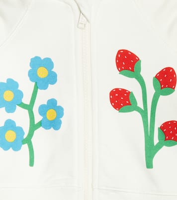 Baby - Felpa in cotone con cappuccio e stampa | Stella McCartney Kids