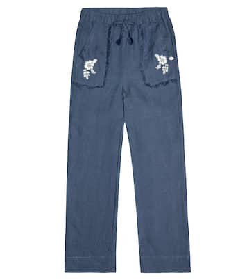 Bestickte Hose aus Leinen | Tartine et Chocolat
