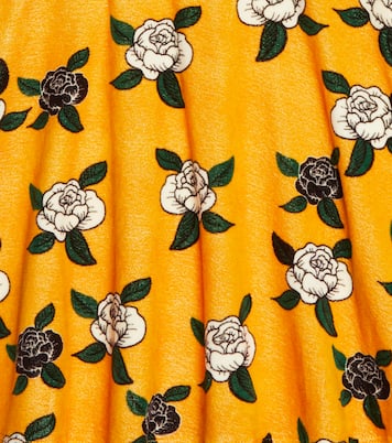 Robe imprimée en velours de coton | Mini Rodini