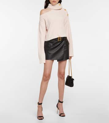 Jersey con aberturas cropped | Balmain