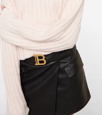 Jersey con aberturas cropped | Balmain