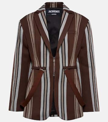 La Veste Filu striped twill blazer | Jacquemus