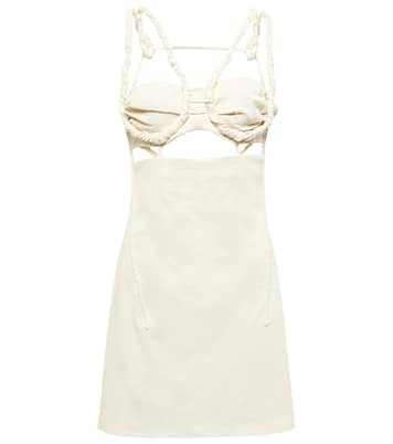 La Robe Meli cotton-blend minidress | Jacquemus