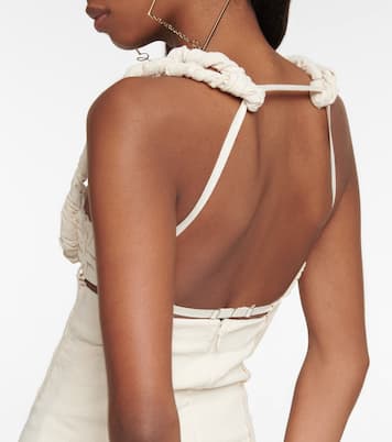 La Robe Meli cotton-blend minidress | Jacquemus