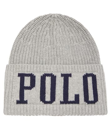 Logo intarsia cotton beanie | Polo Ralph Lauren Kids