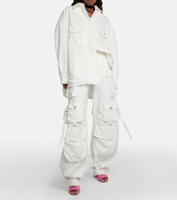 Jeans Fern mit Cargo-Tasche | The Attico