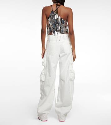 Jeans Fern mit Cargo-Tasche | The Attico
