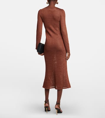 Abito lungo in maglia lamé | Tom Ford