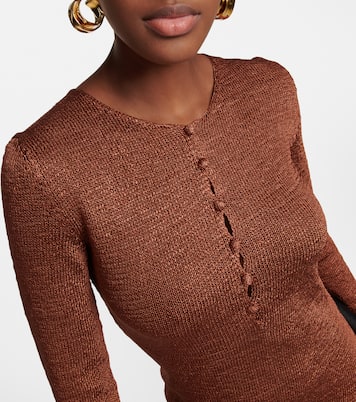 Abito lungo in maglia lamé | Tom Ford
