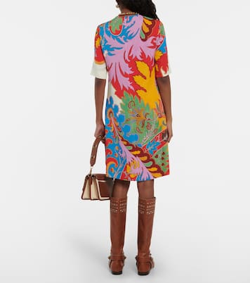 Vestido corto de jersey estampado | Etro