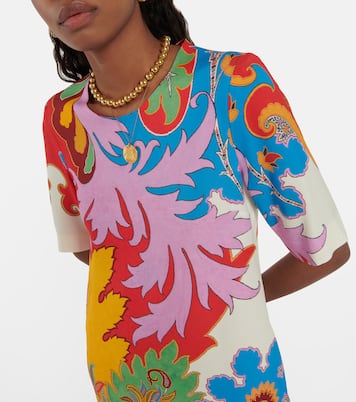 Vestido corto de jersey estampado | Etro
