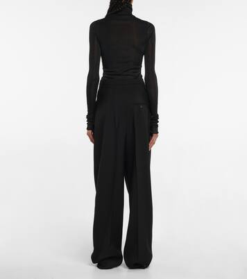 Pantaloni Marcllita in lana e mohair | The Row