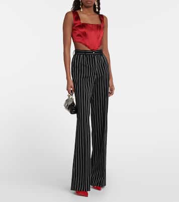 Pantalon Pantalone à taille haute | Dolce&Gabbana