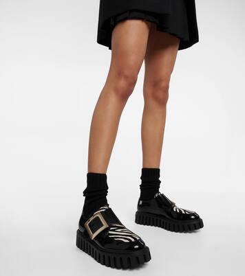 Viv' Go-Thick patent leather platform loafers | Roger Vivier