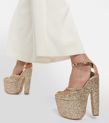 Glitter platform sandals | Giambattista Valli