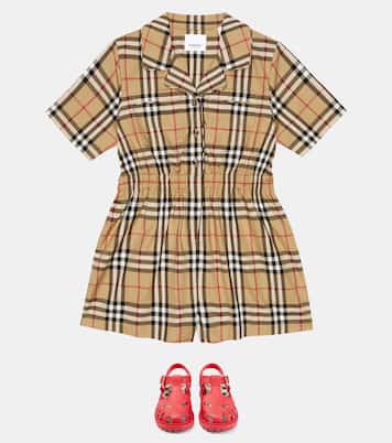 Mono en mezcla de algodón con Vintage Check | Burberry Kids