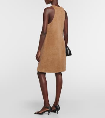 Wool and alpaca teddy minidress | Toteme