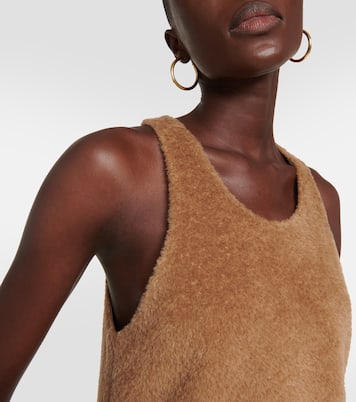 Wool and alpaca teddy minidress | Toteme